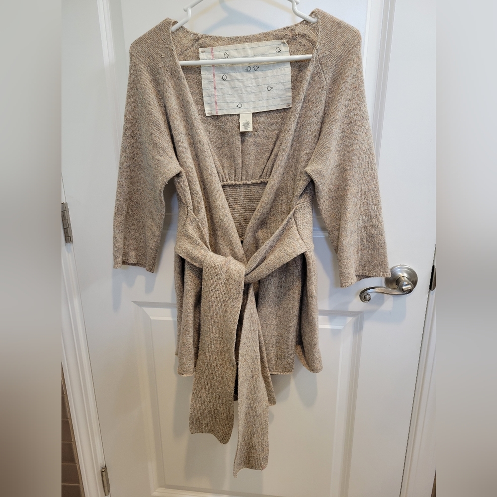 Anthropologie Birds on a Wire medium wool cardigan